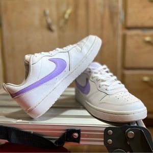 Nike All Day Play Shoes Custom Painted Lilac